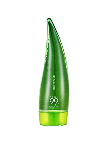 Holika Holika Aloe 99% Soothing Gel, 8.5 Ounce, 250ml - No Sticky 99% Aloe Vera Sunburn Relief - Moisturizing, Fast Absorbing for Face, Skin, Body&Hair