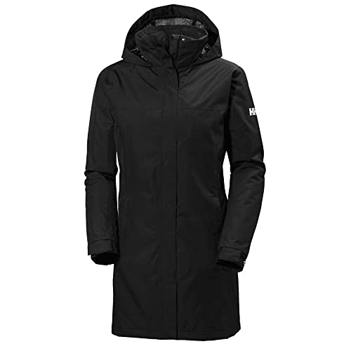 Helly Hansen Women's Standard Aden Insulated Waterproof Windproof Breathable Coat Jacket, 990 Black, Medium