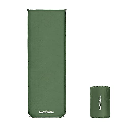 Naturehike Sleeping Pad, 2 inch Thick Self Inflating Sleeping Pad for Camping, Durable Camping Mattress Connectable with Multiple, Lightweight Sleeping Mats for Backpacking, Tent, Hammock, Hiking