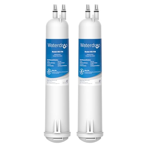 Waterdrop WD-F08 Replacement for 4396841, Everydrop Filter 3, EDR3RXD1, 4396710, Kenmore 46-9083, 46-9030, Refrigerator Water Filter, 2 Filters