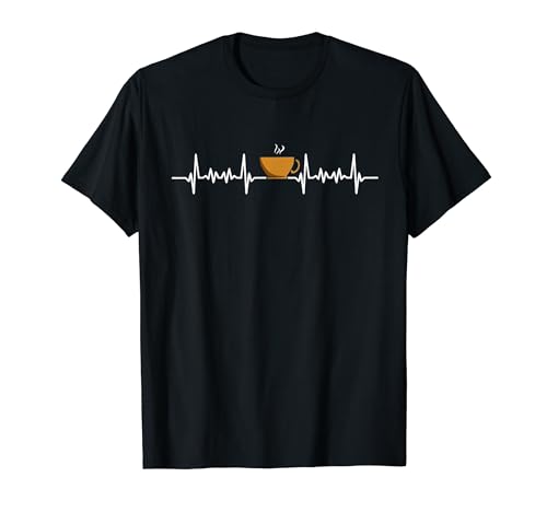 Barista Heartbeat Coffee Maker Apparel Design Lovers T-Shirt