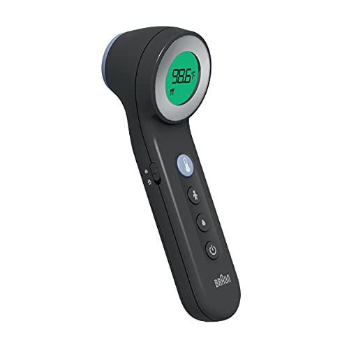 Braun No Touch 3-in-1 Thermometer -  Touchless Thermometer for Adults, Babies, Toddlers and Kids – Fast, Reliable, and Accurate Results, Digital