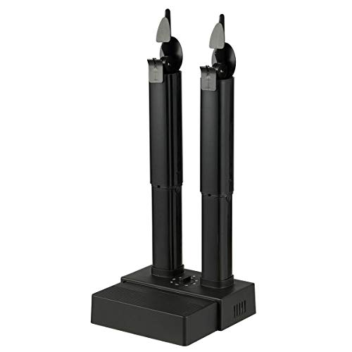 COSTWAY Boot Dryer, Electric Boot Warmer with Heat, Timer Knob, Power Indicator, 24 H Operation, ETL Certified, Free-retractable Drying Tubes, Shoe Dryer for Work Boots, Gloves, Hats, Socks