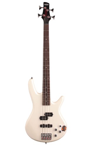 Ibanez 4 String Bass Guitar, Right Handed, Pearl White (GSR200PW)