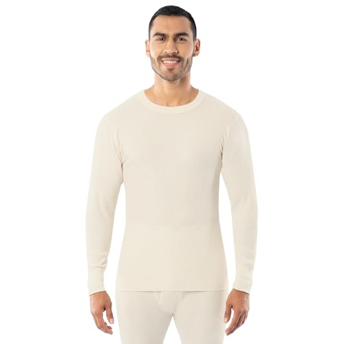 Indera Heavyweight Cotton Waffle Long Johns Thermal Undershirt for Men