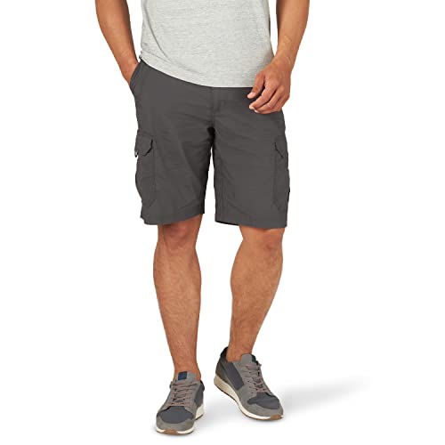 Lee Men's Extreme Motion Crossroad Cargo Short, Anthracite, 40