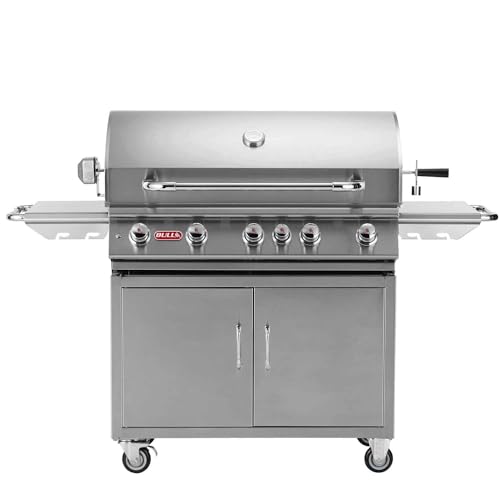 Bull Brahma 38-Inch Grill on Cart (BG-55001), Natural Gas