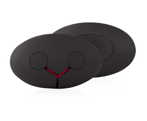 Moshi Moonrock in-Ear Headphones w/Compact Storage pod- Black