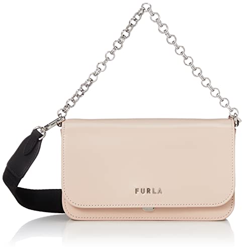 Furla WB00315-BX0209 SPLENDIDA Women's Shoulder Bag, BonBon+Cappuccino+Nero