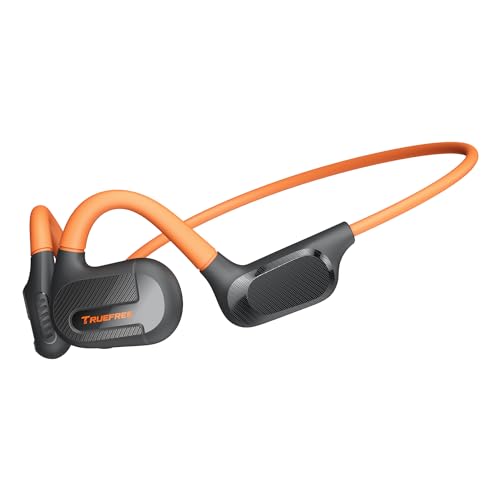 truefree F2 Open Ear Headphones Bluetooth 5.3 Air Conduction Wireless Headphones Sport Earbuds with 16.2mm Enhanced Bass,Built-in Mic for Clear Calls,15H Playtime,Multipoint Connection,App Control