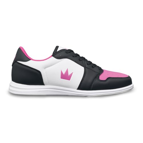 Brunswick Lady Fanatic Womens Bowling Shoes (Black/Pink, US Footwear Size System, Adult, Women, Numeric, Medium, 7.5)