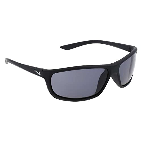 Nike Golf Rabid Rectangular Sunglasses, Matte Black/Silver, OneSize