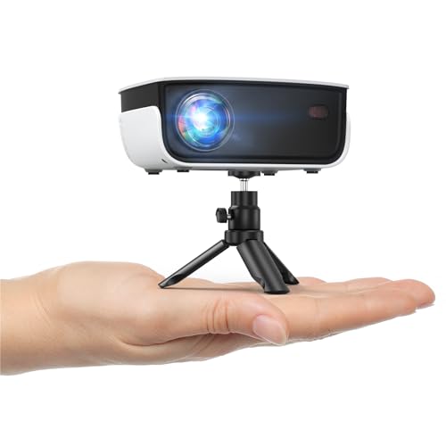 Outdoor Projector, Mini Projector for Home Theater, 1080P and 240' Supported Movie Projector 7500 L Portable Home Video Projector Compatible with Smartphone/TV Stick/PS4/PC/Laptop