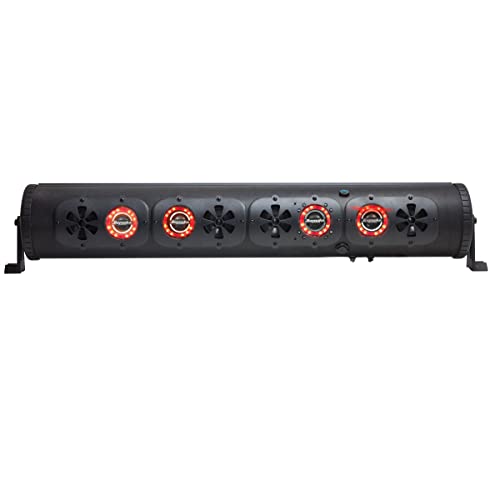Bazooka 36-Inch G3 Bluetooth Party Bar Speaker | 450-watt Power Amplifier | LED Lights | Invitation-Music-Sharing Technology | Party Button Pairing | USB Charging | 10 Marine Grade Speakers