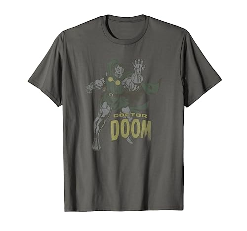 Marvel Fantastic Four Doctor Doom Vintage Portrait T-Shirt