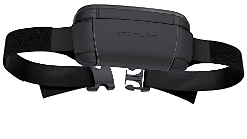 Ghostek VOLTIC slim Chest Fanny Pack Crossbody Waist Bag with Stylish Fashion Design Water Resistant Adjustable Perfect for Carrying Phone, Keys, Card, Jogging, Running, Sports, Traveling (Black Jade)