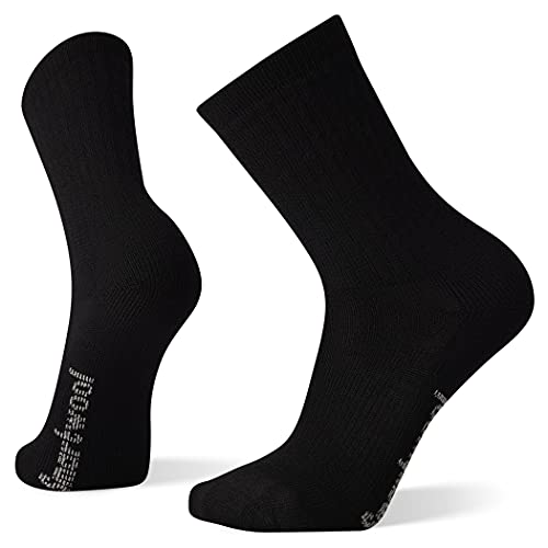 Smartwool Men's Hike Classic Full Cushion Solid Crew Socks, Black, Medium