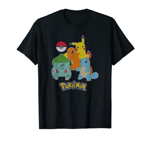 Pokémon First Generation Group Shot Logo T-Shirt
