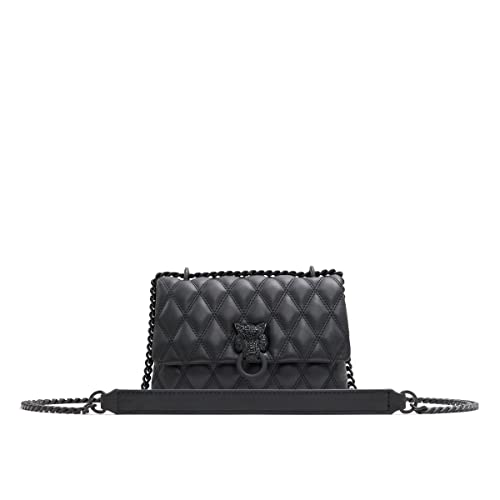 ALDO Women's Quilted Cross Body Bag, Other Black
