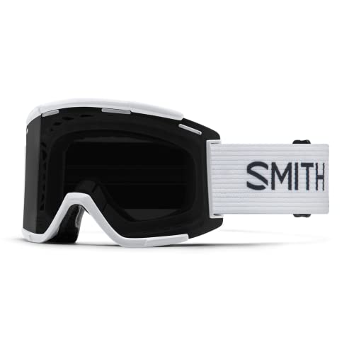 SMITH Optics Squad XL MTB Downhill Cycling Goggle - White, Chromapop Sun Black