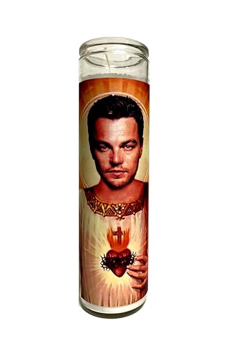 Leonardo Dicaprio Celebrity Parody Devotional Prayer Saint Candle