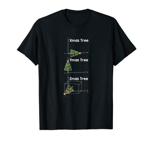 Xmas Ymas Zmas Tree - Christmas Mathematician Math Teacher T-Shirt