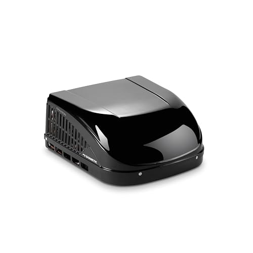 Dometic Brisk II Rooftop Air Conditioner - Standard Profile AC with Efficient Cool Air Output -11K BTU Unit with Quiet Blower for RV, Van, and Camper (Brisk Black 11K)