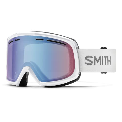 SMITH Range Snow Goggle - White | Blue Sensor Mirror