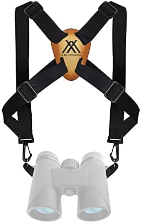 Trummul Binocular Harness Strap Best Chest Harness Strap for Hunters Photographers and Golfers (Black)