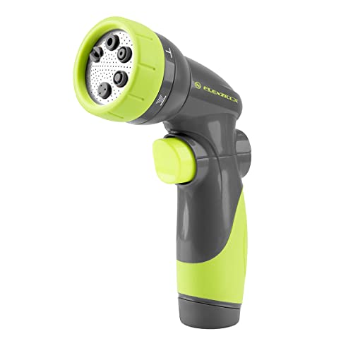 Flexzilla Garden Hose Nozzle - 6-Pattern Adjustable, NFZG64, ZillaGreen