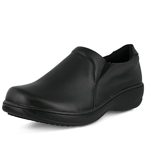 Spring Step Professional Women's Woolin Clogs-and-Mules-Shoes, Black, 8.5