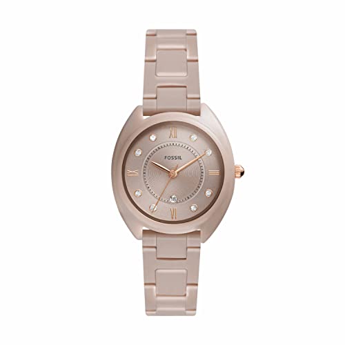 Fossil Gabby Quartz Crystal Brown Dial Ladies Watch CE1110