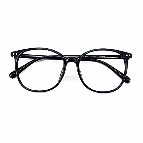 Reading Glasses Anti Blue Light Blocking Reader Women Men for Mid Big Face (Black, 1.75)