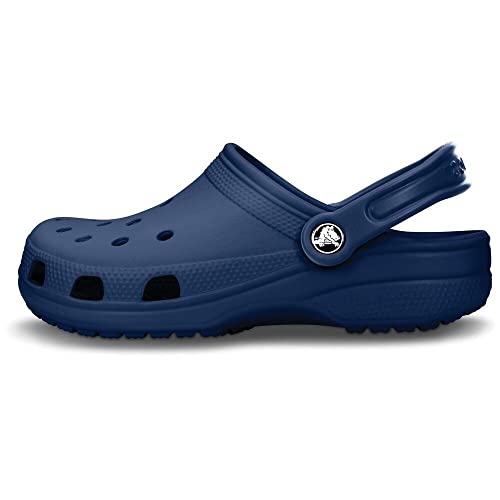 Crocs Unisex-Adult Classic Clogs (Best Sellers), Navy, 11 Men/13 Women