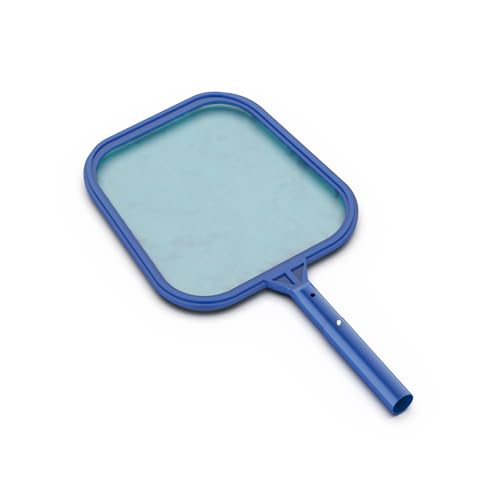 BUBLUE Pool Skimmer/Premium Plastic Frame, Fine Mesh Net/Superior Performance Swiftly Clears Leaves and Debris/Fits Standard Swimming Pool Poles/Perfect for Pools, Spas, Hot Tubs, Ponds
