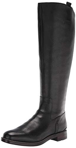 Franco Sarto Womens Meyer Knee High Flat Boots Black Leather 7.5 M