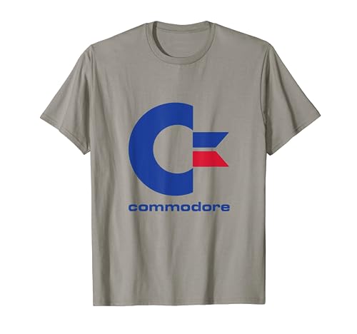 COMMODORE - C64 - Uppercase Letter Blue / Red & Commodore T-Shirt