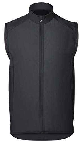 CEROTIPOLAR Men's Cycling Vest with 3 Reflective Tape Cargo Pockets, Micro Softshell Windproof Bike Vest