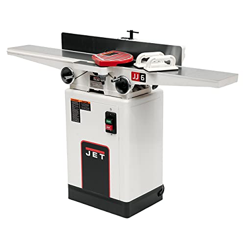 JET 6-Inch Long Bed Jointer, 3 HSS Knives, 1 HP, 1Ph 115/230V (Model JJ-6CSDX)