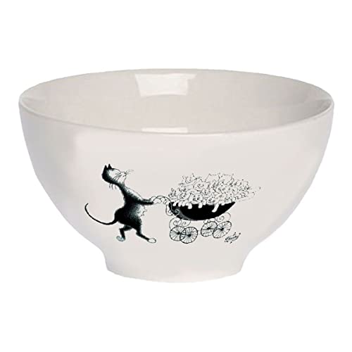 Cats by Dubout large bowl