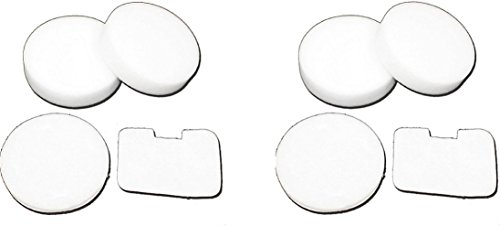 Nispira Replacement Filter Kit Compatible with Shark Vacuum Navigator Model NV22L, NV22, NV22C, NV22T, NV22Q, NV26, NV27, UV400 . Compared to Part #XF22, 2 Sets
