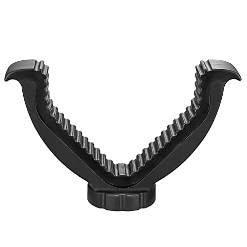 CVLIFE V Yoke Holder Shooting Rest Shooting Tripod Rifle Rest Portable V Yoke Rest Mount Tripod for Rifle Durable Shooting V Yoke Head for Outdoors Activities