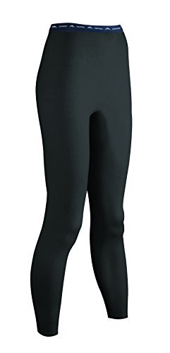 ColdPruf Platinum Dual Layer Activewear Ankle Length Long Johns Base Layer Leggings for Women, Black, 3X