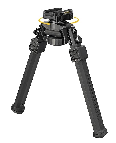 CVLIFE Bipod Tactical Rifle Bipod 360 Degrees Adjustable Quick Release Picatinny Bipod for Shooting and Hunting