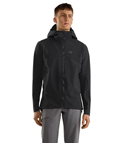 Arc'teryx Gamma Hoody Men's | Lightweight Air Permeable Softshell Climbing Hoody with Stretch | Black, Large