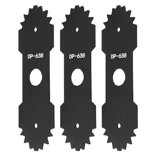 9 inch 638006008 Edger Blade Compatible with Homelite Ryobi Edger, Edger Blade Replacement 638006008 638006007 RY13050 RY13050A RY15518 RY40030 P2300 RY40706VNM S20300 Edger Center hole 1' (3)