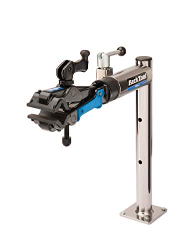 Park Tool Adult PRS-4.2-2 - Deluxe Bench Mount Repair Stand with 100-3D Micro Adjust Clamp Tool