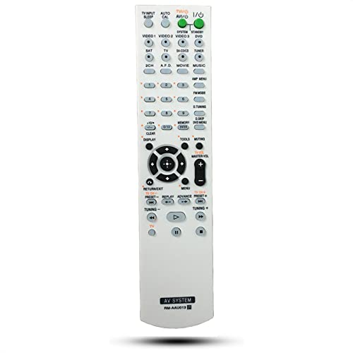 Replacement Remote Control Compatible for Sony HT-SF2000 RM-AAU013 HTDDW700 Home Theater Audio/Video Receiver AV System
