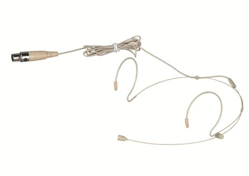 GTD Audio Double Earhook Headset Microphone for Belt Pack Transmitter of G-622 G-787 G-733 Series