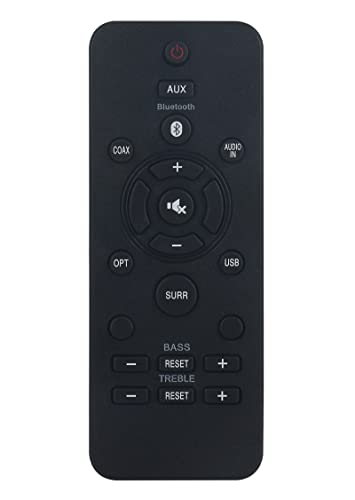 Replaced Remote fit for Philips Sound Bar HTL2101/F7 HTL2101A/F7 HTL2111A/F7 HTL2160/F7 /F7 996510059695 HTL1170BF7 HTL1170B/F7 HTL1177BF7 HTL1177B/F7 RT996580004176 HTL996580004176